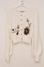 画像1: Amavel / Meltymelt Chocolate カーディガン F シロ O-26-05-19-093-CA-TO-OW-OS (1)