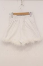 画像3: Honey Cinnamon / 裾フェザーハイウエストショートパンツ F シロ O-26-05-19-094-LO-PA-OW-OS (3)
