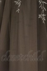 画像3: an another angelus / アンティークローズ刺繍チュールタックスカート F ブラウン O-26-05-19-095-CA-SK-OW-OS (3)