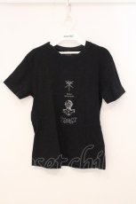 画像1: MIHO MATSUDA / プリントTシャツ  ブラック O-26-05-19-115-GO-TS-IG-OS (1)