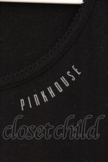 画像2: PINK HOUSE / コットンレースフリルTシャツ 4(L) クロ O-26-05-19-125-LO-TO-IG-OS (2)