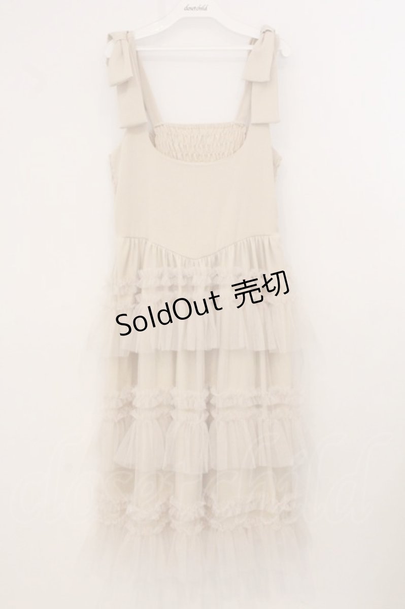 画像1: FLC / 皆方由衣コラボワンピース M ベージュ O-26-05-19-022-LO-OP-IG-OS (1)
