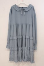 画像1: FCL / 皆方由衣 コラボティアードワンピース M ブルー O-26-05-19-025-LO-OP-IG-OS (1)
