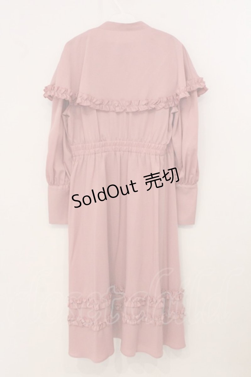 画像3: FLC / MINA*ケープワンピース LL ピンク O-26-05-19-028-LO-OP-IG-OS (3)