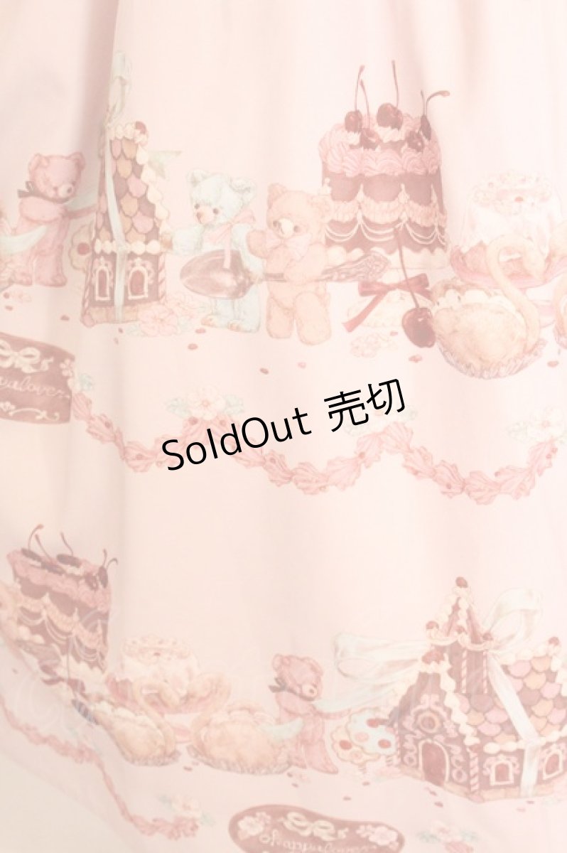 画像3: axes femme kawaii / お菓子の家柄ジャンスカ M ピンク O-26-05-20-036-AX-OP-OW-OS (3)
