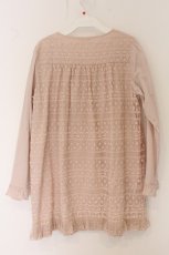 画像3: PINK HOUSE / 身頃レース被りブラウス  ピンク O-26-05-20-039-LO-BL-IG-OS (3)