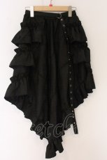 画像1: Qutie Frash / 2025プレミアム〜黒蝶〜後ろロングラップスカ-ト  ブラック O-26-05-20-048-QU-SK-OW-OS (1)