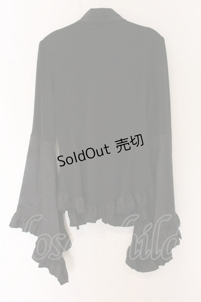 画像3: Qutie Frash / 2025プレミアム〜黒蝶〜姫袖ブラウス  ブラック O-26-05-20-049-QU-BL-OW-OS (3)