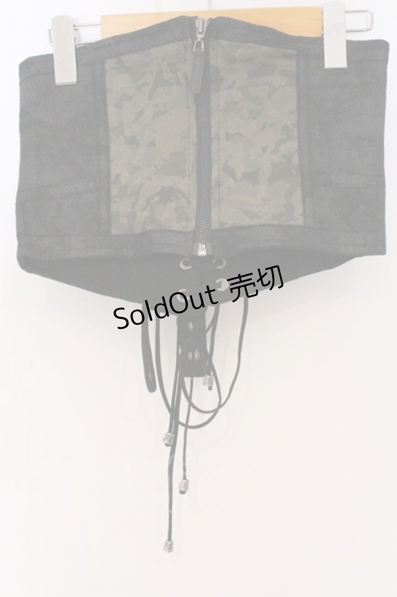 画像3: Qutie Frash / ベルトコルセット  カーキグリーン O-26-05-20-053-QU-TO-OW-ZI (3)