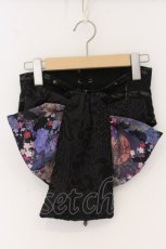 画像1: Qutie Frash / 花魁帯コルセット  ブラック×パープル O-26-05-20-055-QU-TO-OW-OS (1)