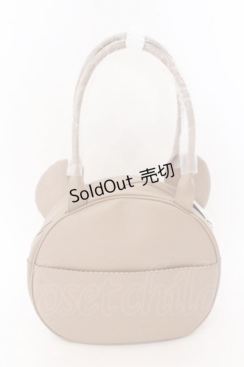 画像2: axes femme kawaii / クマ型トートバッグ  モカ O-26-05-20-001-AX-BG-OW-OS (2)