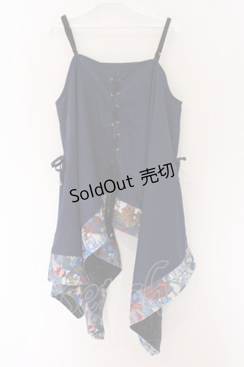 画像3: Qutie Frash / 大判ポンチョ  ネイビー O-26-05-20-060-QU-TO-OW-OS (3)