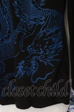 画像2: Qutie Frash / クロスインナーT  ブラック×ブルー O-26-05-20-061-QU-TO-OW-OS (2)