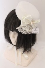 画像1: Amavel / Mysterious Doll カクテルハット  シロ O-26-05-20-009-CA-AC-OW-OS (1)