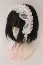 画像1: Princess Flower Garden / KRS＊ヘッドドレス  シロ×ピンク O-26-05-20-012-LO-AC-OW-OS (1)