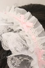 画像2: Princess Flower Garden / KRS＊ヘッドドレス  シロ×ピンク O-26-05-20-012-LO-AC-OW-OS (2)