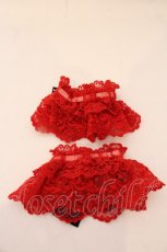 画像2: Angelic Pretty / 水玉グログランリボンお袖とめ  アカ×クロ O-26-05-20-021-AP-ZA-OW-OS (2)