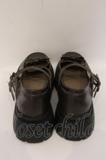 画像3: axes femme / Ｗストラップリボンローファー L ブラウン O-26-05-20-025-AX-SH-OW-OS (3)