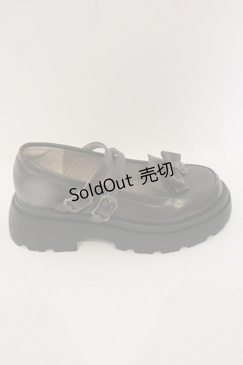 画像8: axes femme / Ｗストラップリボンローファー L ブラウン O-26-05-20-025-AX-SH-OW-OS (8)
