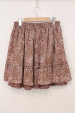 画像3: axes femme / フラワーメッセージスカート M ピンク O-26-05-21-042-AX-SK-YM-OS (3)