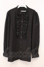 画像1: Moi-meme-Moitie / ウィングカラードレスシャツ (Men) Mens ブラック O-26-05-21-046-MO-BL-IG-OS (1)