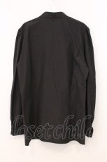 画像4: Moi-meme-Moitie / ウィングカラードレスシャツ (Men) Mens ブラック O-26-05-21-046-MO-BL-IG-OS (4)
