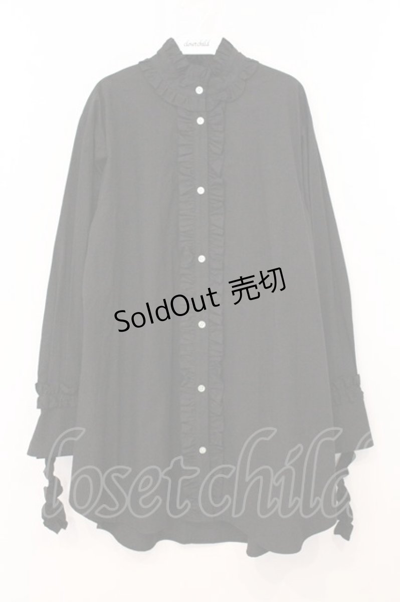 画像1: INGEBORG / 【INGEBORG×VIVIANO】タイプライターレースコンビブラウス  クロ O-26-05-21-047-LO-OP-IG-OS (1)