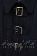 画像2: BPN / 3連ベルトロングコート M ブラック O-26-05-21-050-GO-CO-IG-OS (2)