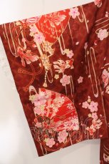 画像3: Doll Paradise / 手毬×金魚和風羽織  朱色 O-26-05-21-058-LO-TO-IG-OS (3)