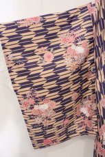 画像3: To Alice / 兎×矢羽根柄和風羽織  オレンジ×パープル O-26-05-21-059-LO-TO-IG-OS (3)