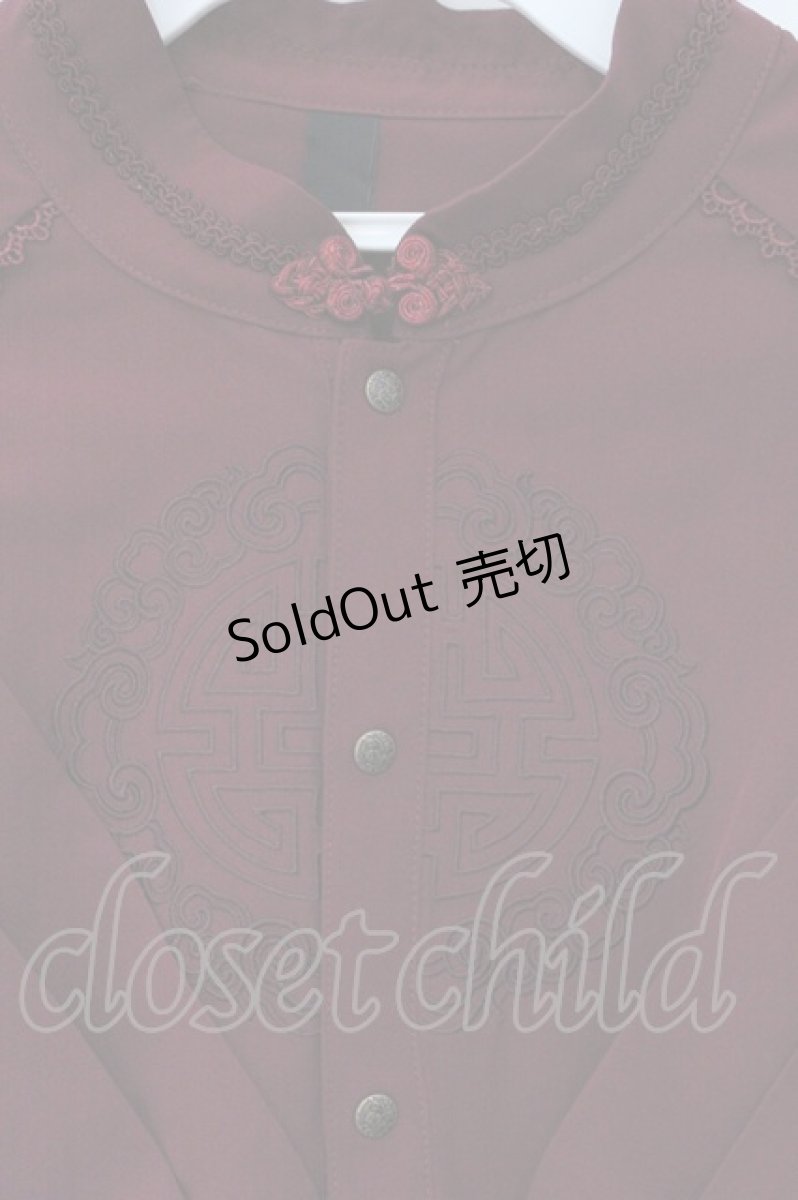 画像2: Ozz oneste / 巫祭神装ブラウス  レッド O-26-05-21-060-OO-BL-IG-OS (2)