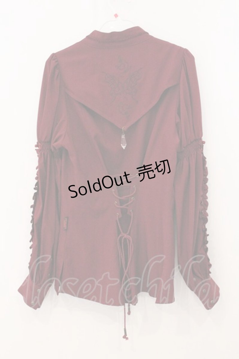 画像4: Ozz oneste / 巫祭神装ブラウス  レッド O-26-05-21-060-OO-BL-IG-OS (4)