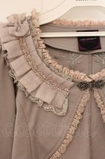 画像2: OZZ ANGELO / 背面刺繍ボレロ  グレー系 O-26-05-21-061-OO-TO-IG-OS (2)