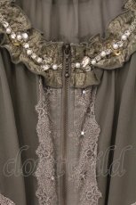 画像2: axes femme / シャーリングシフォンブルゾン M グリーン O-26-05-21-066-AX-JA-IG-OS (2)