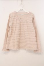 画像1: PINK HOUSE / チュールフリルローンカットソー  ピンク O-26-05-21-071-LO-TO-IG-OS (1)