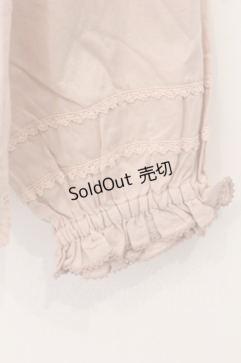 画像3: PINK HOUSE / フラワーモチーフレースプルブラウス  ピンク O-26-05-21-074-LO-BL-IG-OS (3)