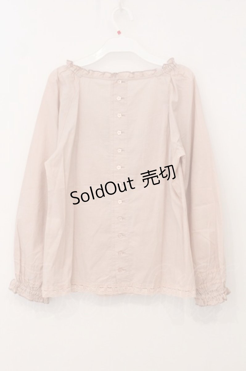 画像4: PINK HOUSE / フラワーモチーフレースプルブラウス  ピンク O-26-05-21-074-LO-BL-IG-OS (4)