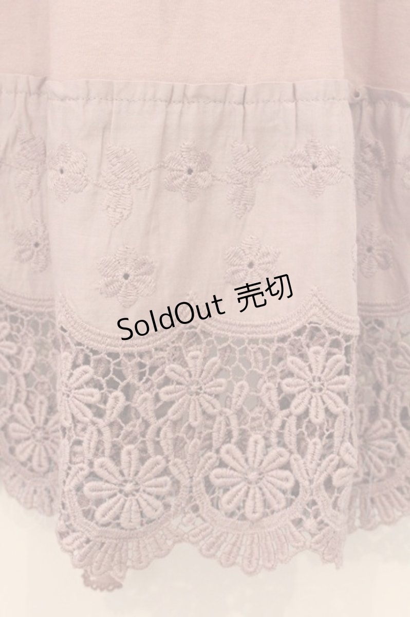 画像3: PINK HOUSE / 裾フラワーチュニック  ピンク系 O-26-05-21-075-LO-TO-IG-OS (3)