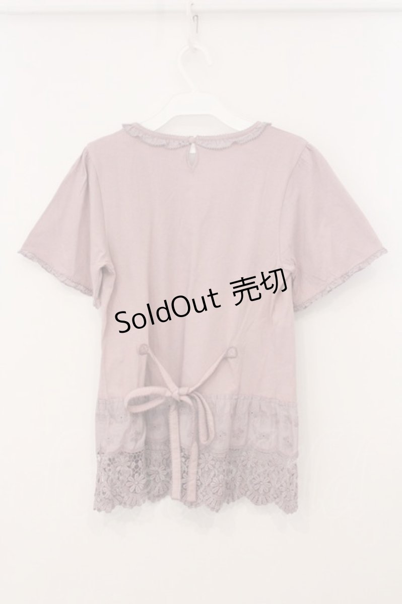 画像4: PINK HOUSE / 裾フラワーチュニック  ピンク系 O-26-05-21-075-LO-TO-IG-OS (4)