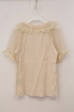 画像4: PINK HOUSE / ドットチュールスリーブカットソー 3(M) アイボリー O-26-05-21-077-LO-TO-IG-OS (4)