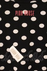 画像2: PINK HOUSE / ネームタグドットTシャツ  クロ O-26-05-21-079-LO-TS-IG-OS (2)