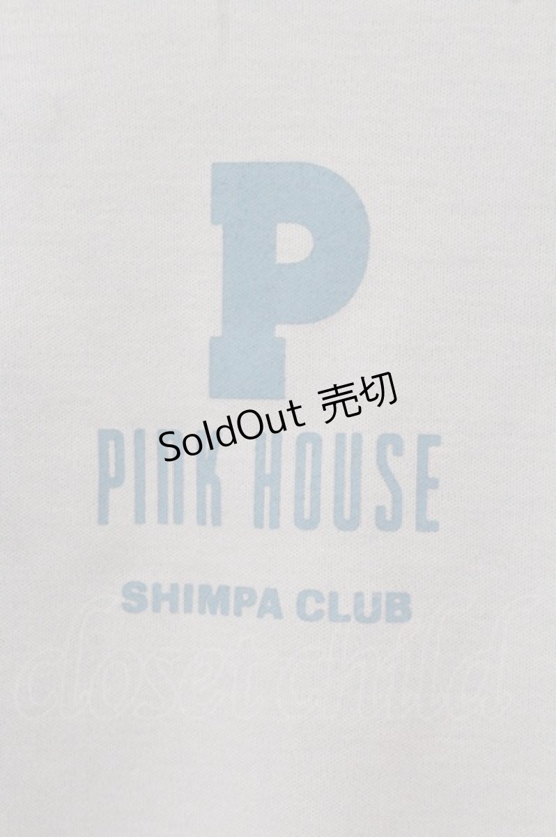 画像2: PINK HOUSE / Pロゴプリントカットソー 3(M) サックス O-26-05-21-080-LO-TO-IG-OS (2)