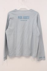画像3: PINK HOUSE / Pロゴプリントカットソー 3(M) サックス O-26-05-21-080-LO-TO-IG-OS (3)