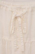 画像2: PINK HOUSE / サテンリボン使いローンスカート  オフシロ O-26-05-21-013-LO-SK-IG-OS (2)