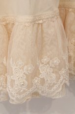 画像2: axes femme / レース重ねペチスカート M アイボリー O-26-05-21-019-AX-SK-YM-OS (2)