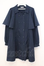 画像1: axes femme / ダブルブレストケープワンピース M コン O-26-05-21-026-AX-OP-YM-OS (1)