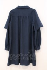 画像3: axes femme / ダブルブレストケープワンピース M コン O-26-05-21-026-AX-OP-YM-OS (3)
