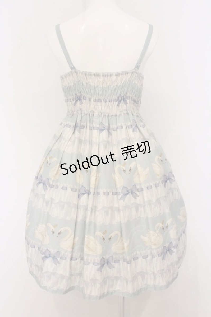 画像5: Leur Getter / Ruffle Swanキャミワンピース  サックス O-26-05-22-024-LU-OP-IG-OS (5)
