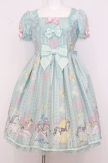 画像1: Angelic Pretty / Milky Pony Carnivalワンピース  ミント O-26-05-22-026-AP-OP-OW-OS (1)