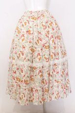 画像3: metamorphose / 【プラスサイズ】ガーデニングくまちゃんレースロングスカート size2 オフシロ O-26-05-22-003-ME-SK-IG-OS (3)